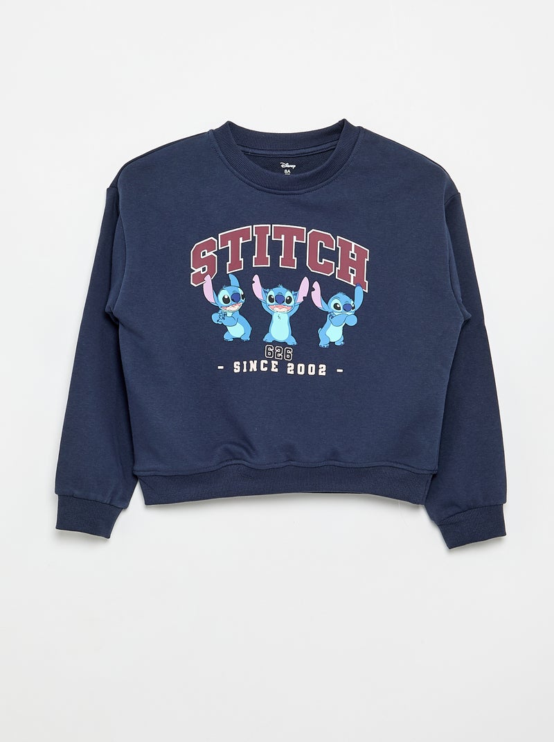 "Disney" joggingpak van ongeruwde molton (french terry) - 2-delig: sweatshirt + broek Blauw - Kiabi
