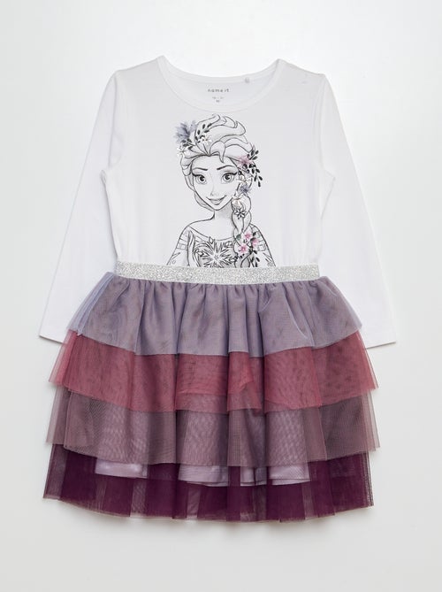 Disney-jurk met 2-in-1-effect en Frozen-print - Kiabi