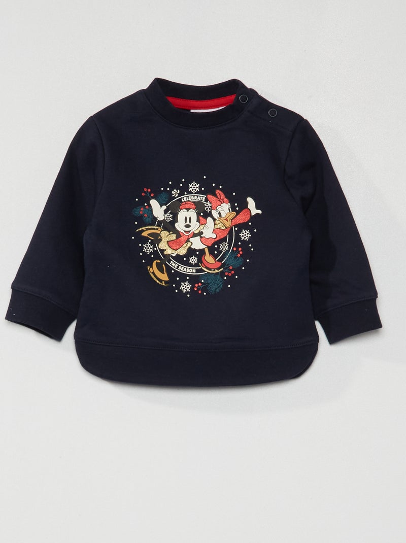 Disney-kerstsweater BLAUW - Kiabi