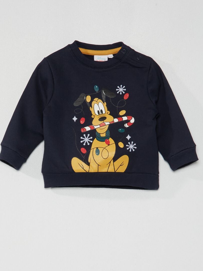 Disney-kerstsweater BLAUW - Kiabi