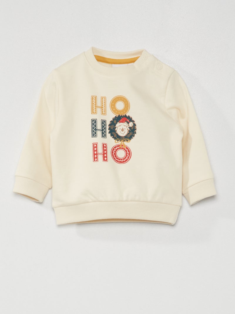 Disney-kerstsweater WIT - Kiabi