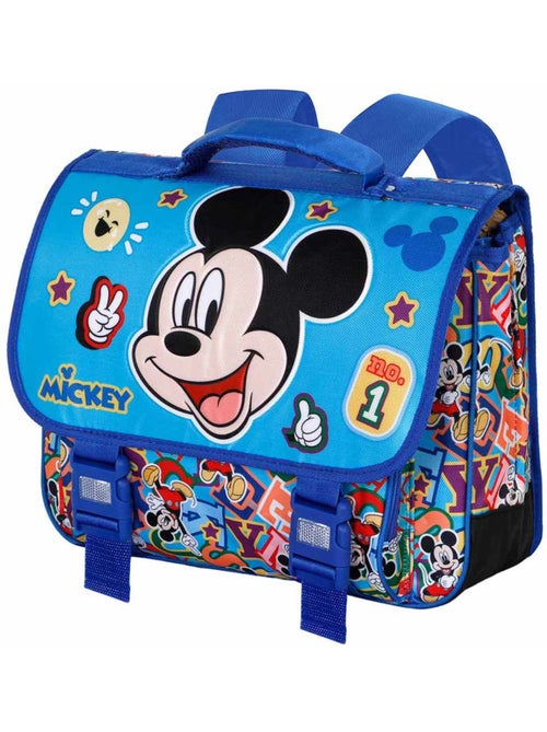 Disney Mickey Mouse Blissy Cartable Backpack 2.0, Blue - Kiabi Disney Mickey Mouse Blissy Cartable Backpack 2.0, Blue - Kiabi