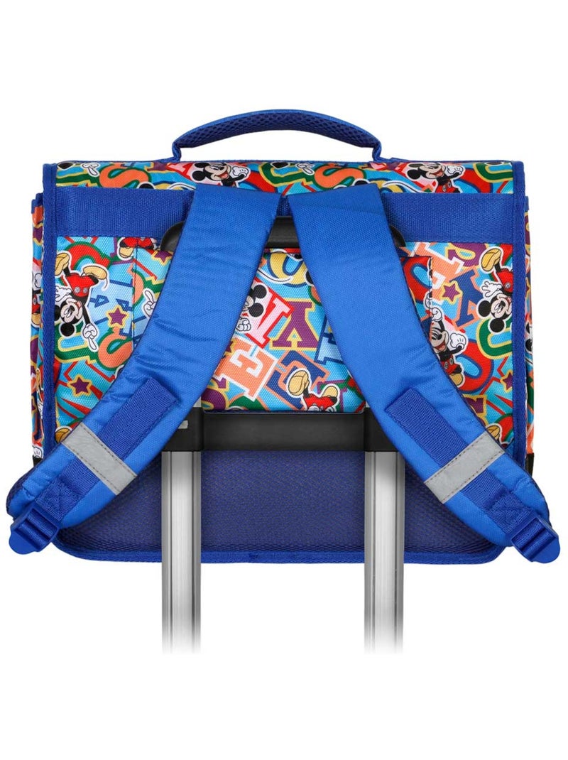 Disney Mickey Mouse Blissy Cartable Backpack 2.0, Blue Blauw - Kiabi