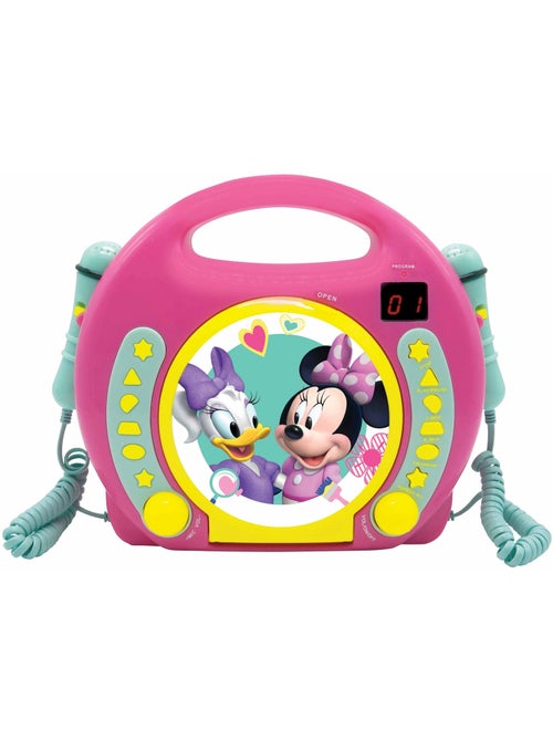 Disney minnie draagbare cd-speler met 2 meezingmicrofoons - Kiabi Disney minnie draagbare cd-speler met 2 meezingmicrofoons - Kiabi