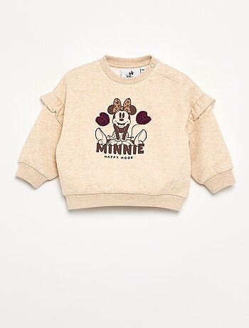 Disney 'Minnie' sweater met ruches op de schouders
