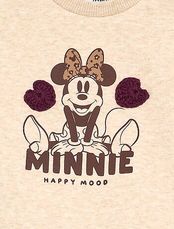 Disney 'Minnie' sweater met ruches op de schouders