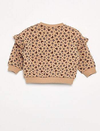 Disney 'Minnie' sweater met ruches op de schouders
