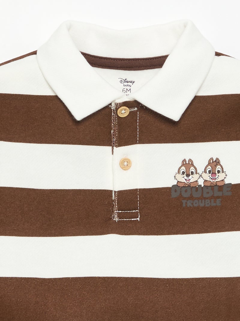 Disney-polo van fleece Bruin - Kiabi