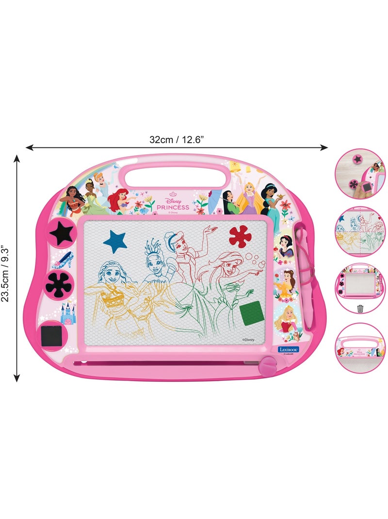 Disney prinses magnetisch meerkleurig tekenbord met accessoires a5 formaat N.v.t. - Kiabi