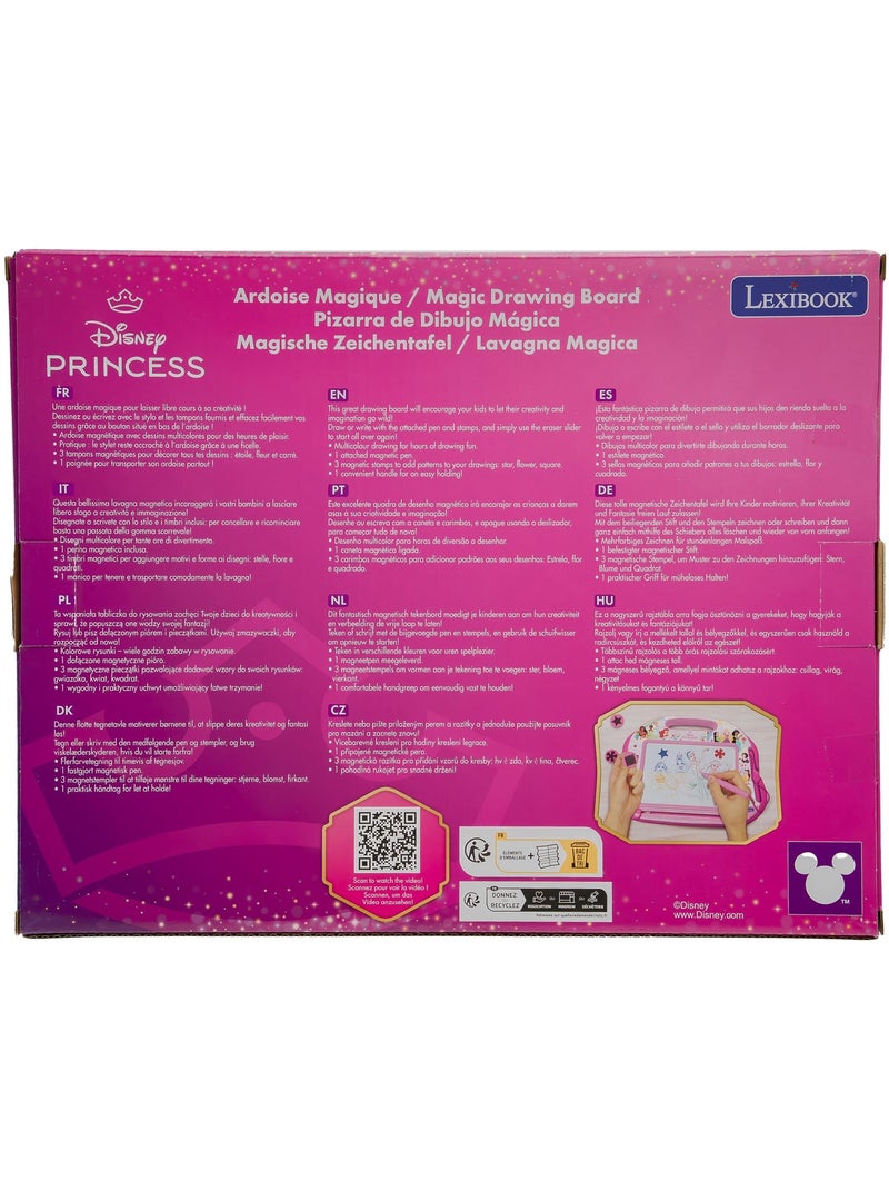 Disney prinses magnetisch meerkleurig tekenbord met accessoires a5 formaat N.v.t. - Kiabi