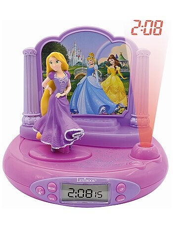Disney prinses rapunzel projectorklok met magische geluiden
