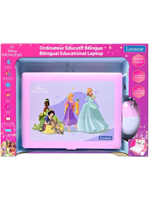 Disney prinses tweetalige educatieve laptop met 164 activiteiten (en/fr) - Kiabi Disney prinses tweetalige educatieve laptop met 164 activiteiten (en/fr) - Kiabi