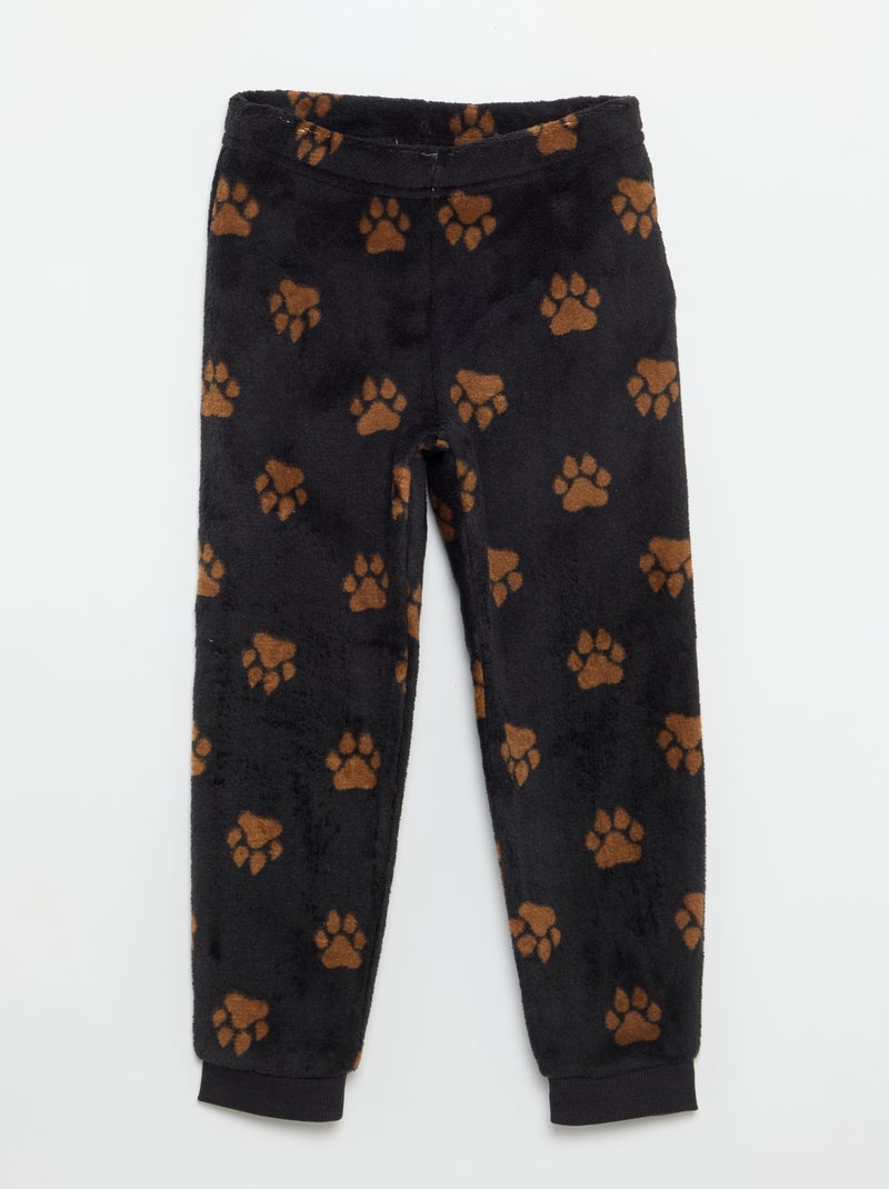 Disney-pyjama 2-delig - T-shirt met lange mouwen + broek Grijs - Kiabi