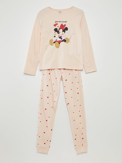 'Disney'-pyjama met 'Minnie & Mickey'-print - 2-delig - Kiabi