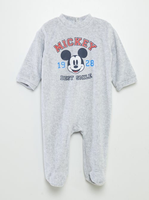 'Disney'-pyjama van fleecestof met 'Mickey'-print - 2-delig - Kiabi