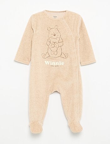Disney pyjama van velours met lange mouwen