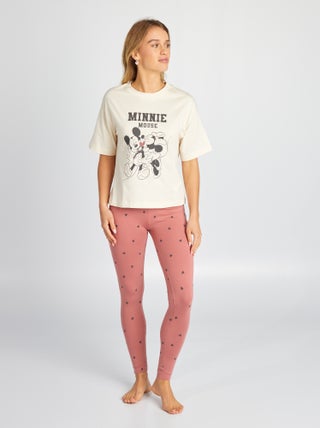 'Disney'-pyjamasetje met 'Minnie'-print - 2-delig