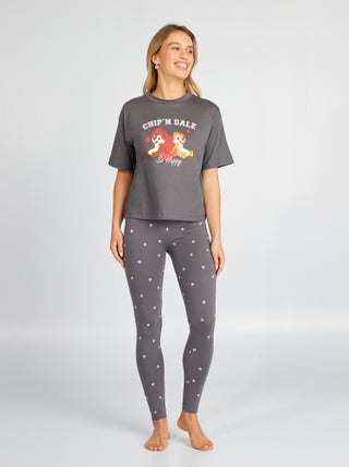 'Disney'-pyjamasetje met 'Minnie'-print - 2-delig