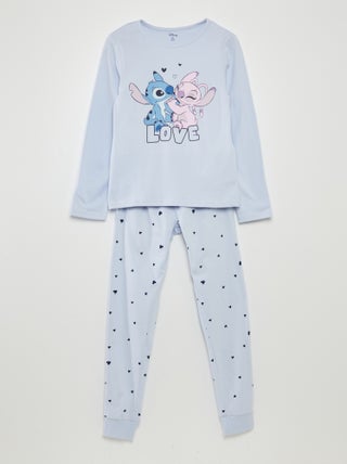 'Disney'-pyjamasetje met 'Stitch'-print - 2-delig