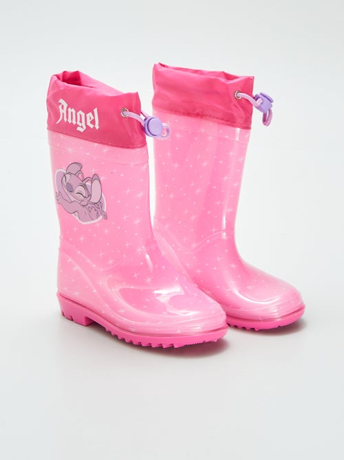 Disney-regenlaarzen met Angel/Stitch-print - Kiabi