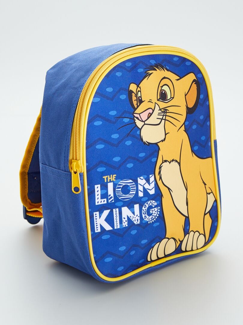 Disney-rugzak met The Lion King-print blauw - Kiabi