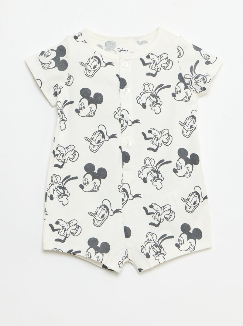 Disney-set: shortoverall + bucket hat Wit - Kiabi