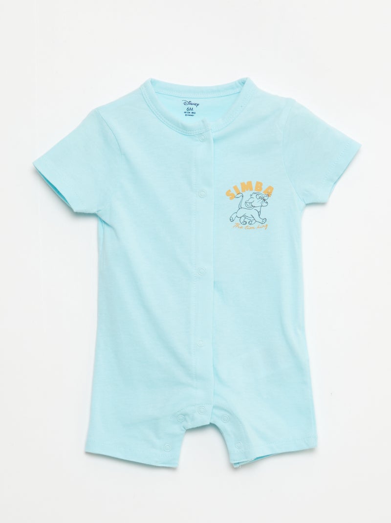 'Disney'-setje met 2 speelpakjes met korte mouw WIT - Kiabi