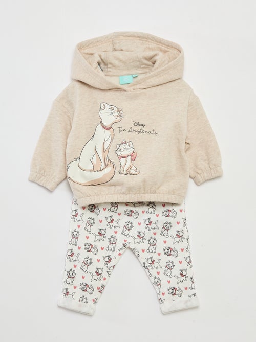 Disney-setje met sweater + legging met Marie-print - Kiabi