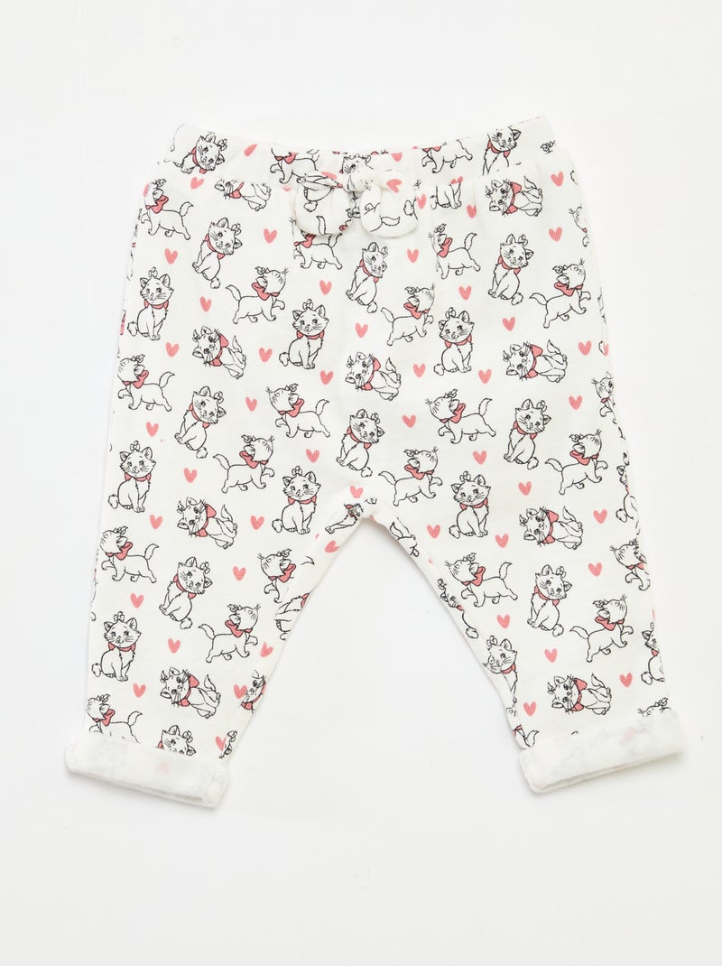 Disney-setje met sweater + legging met Marie-print Biege - Kiabi