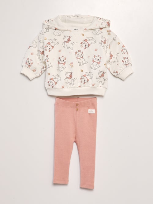 Disney-setje met sweater + legging met print met Marie van de Aristokatten - Kiabi