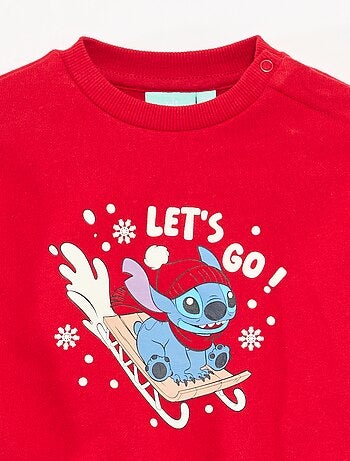 Disney 'Stitch' kerstpyjamaset van katoen