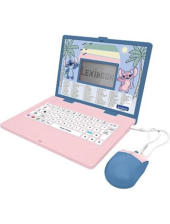 Disney stitch tweetalige educatieve laptop met 164 activiteiten (en/fr)