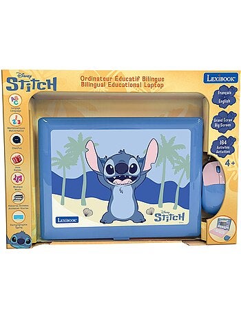 Disney stitch tweetalige educatieve laptop met 164 activiteiten (en/fr)