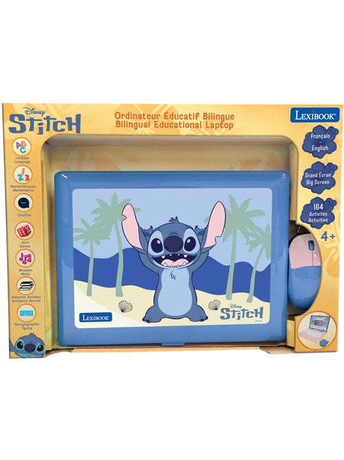 Disney stitch tweetalige educatieve laptop met 164 activiteiten (en/fr) - Kiabi Disney stitch tweetalige educatieve laptop met 164 activiteiten (en/fr) - Kiabi