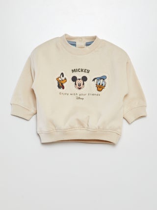 'Disney'-sweater met 'Mickey & Friends'-print in reliëf