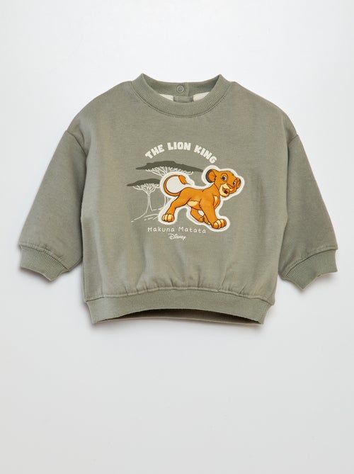 'Disney'-sweater met 'Simba'-print in reliëf - Kiabi