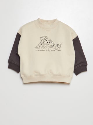 'Disney'-sweater van joggingstof met '101 Dalmatiërs'-print