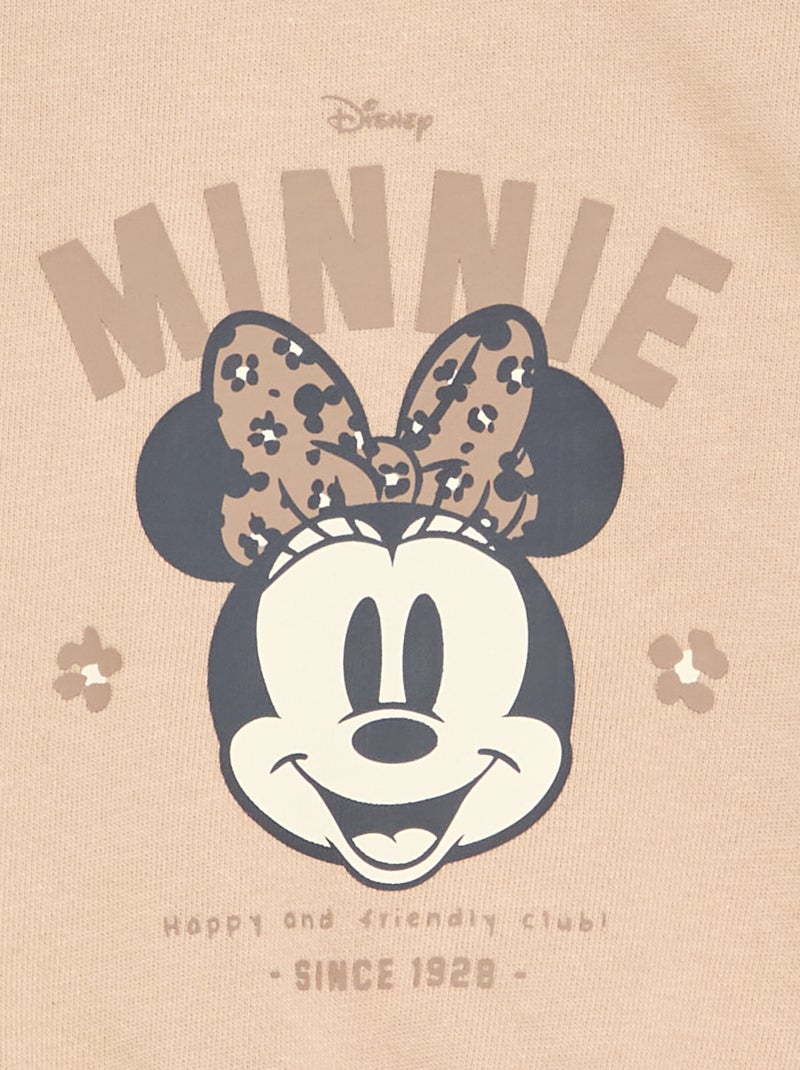 Disney-sweater van ongeborsteld molton Biege - Kiabi