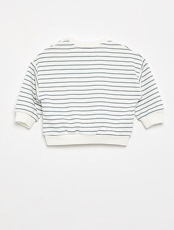 Disney-sweater van ongeborsteld molton