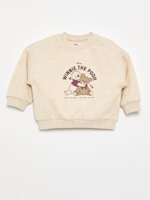 Disney-sweatshirt van ongeborsteld molton - Kiabi