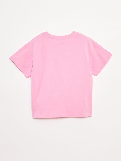 Disney-T-shirt met Marie-print en korte mouw - Kiabi