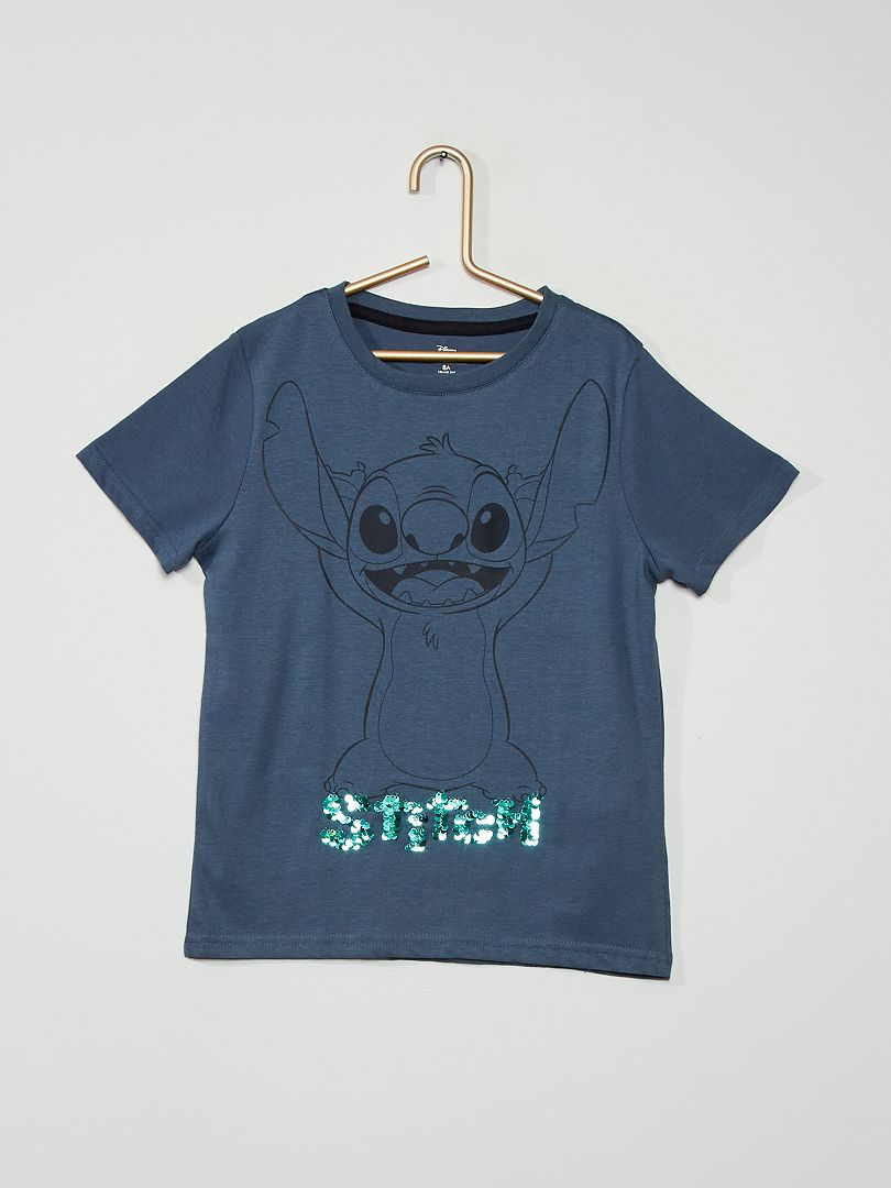 Disney-T-shirt met Mickey Mouse BLAUW - Kiabi
