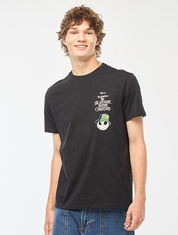 Disney-T-shirt met Tim Burton-print en korte mouw