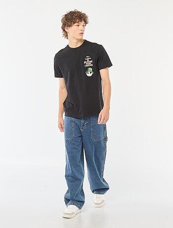 Disney-T-shirt met Tim Burton-print en korte mouw