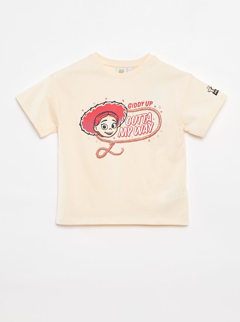 Disney-T-shirt met Toy Story-print en korte mouw Biege - Kiabi
