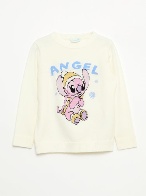 Disney-trui met Angel/Stitch-motief - Kiabi