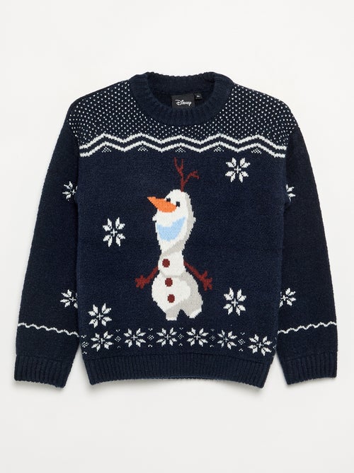 Disney-trui met Frozen-jacquard - Kiabi