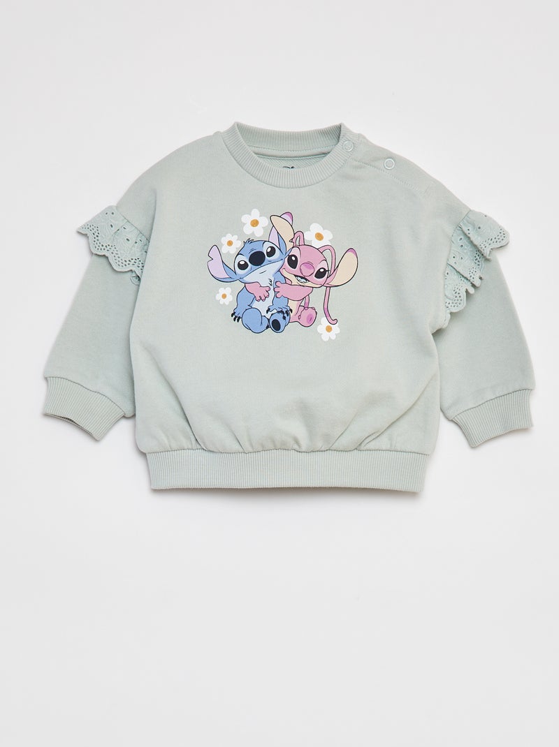 'Disney'/'Marie'-sweater met ruches aan de mouwen BLAUW - Kiabi