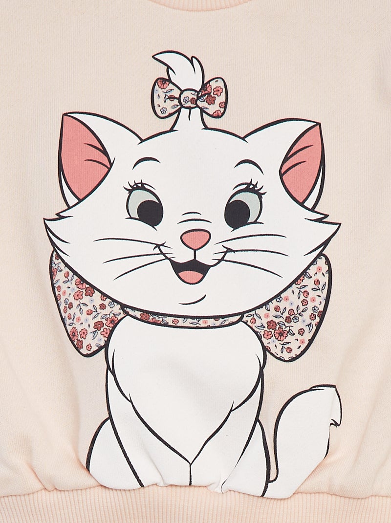 'Disney'/'Marie'-sweater met ruches aan de mouwen ROSE - Kiabi