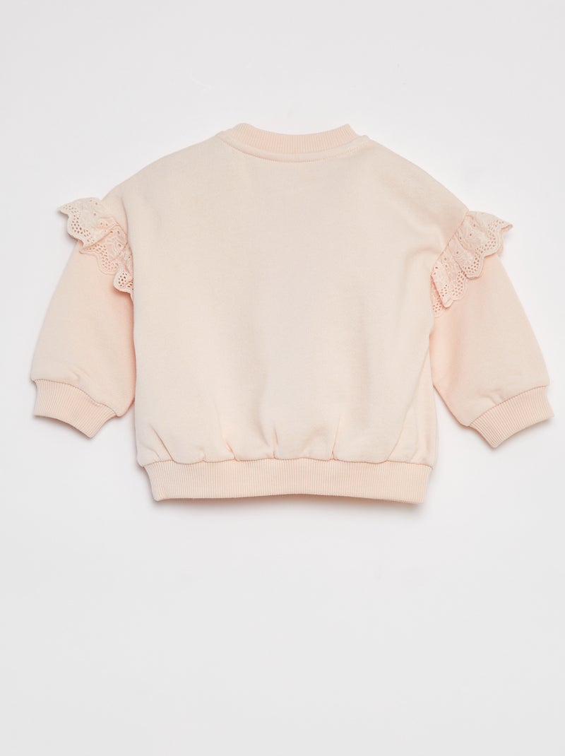 'Disney'/'Marie'-sweater met ruches aan de mouwen ROSE - Kiabi